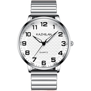 老年人手表男士大表盘夜光防水爸爸妈妈手表女款机械情侣手表一对