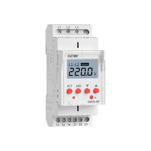GEYA格亚 数显三相电压相序保护器 过欠压监控继电器 GRV8-SP/SN