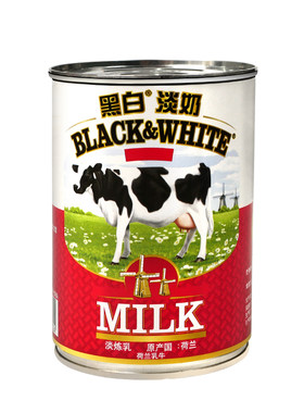 黑白全脂淡奶菲仕兰烘焙原料奶茶