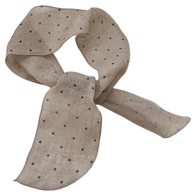 韩系休闲百搭亚麻发带小丝巾