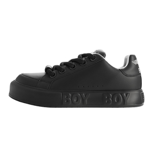 BOYLONDON夏季情侣款低帮鞋撞色logo刺绣街头风休闲鞋N79002