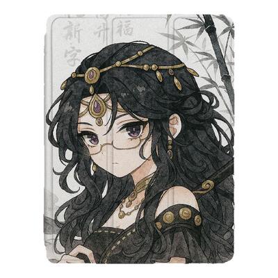 适用苹果ipadpro第五人格air7园丁2025新款mini6第10代11寸动漫游戏2023版12.9三折式3带笔槽5平板4保护套壳