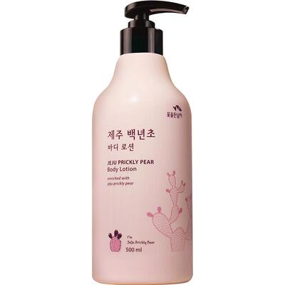 韩国所望济州岛百年草身体乳