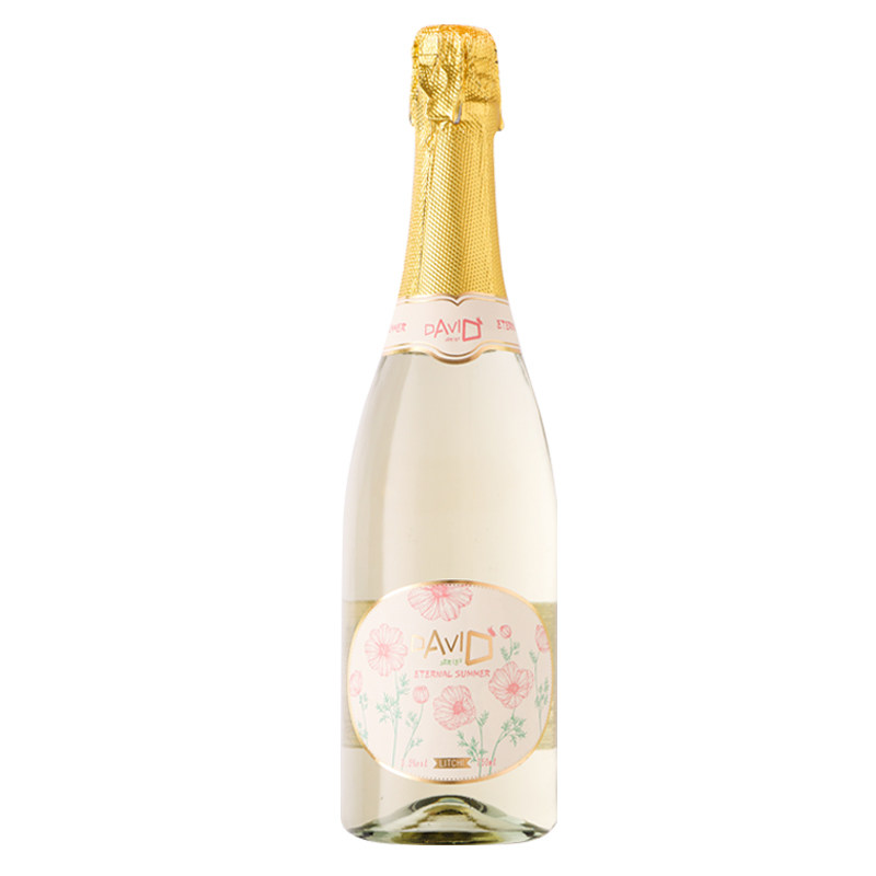 整箱送香槟酒杯夜店酒吧女士桃红起泡酒婚礼喷射水果味甜型粉红