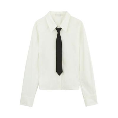 REVAN芮范设计师款通勤感简约领带衬衫RM70901026