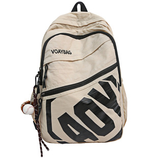 高中生书包初中生男潮流双肩包女旅游轻便高颜值韩式风背包大容量