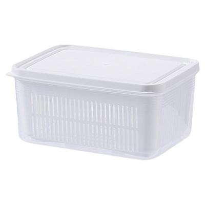 保鲜盒冰箱食品级沥水密封收纳盒