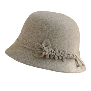 2025秋冬季羊毛呢帽子女气质复古渔夫帽保暖百搭盆帽时尚洋气礼帽