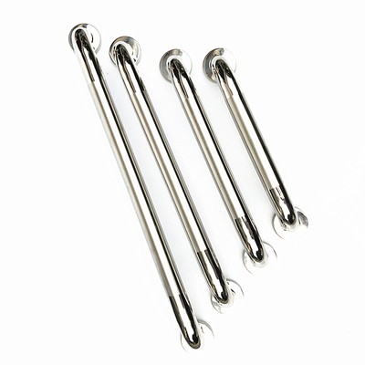 不锈钢拉手25圆管弯头门把手中砂焊脚大铁门明装浴室毛巾挂杆扶手