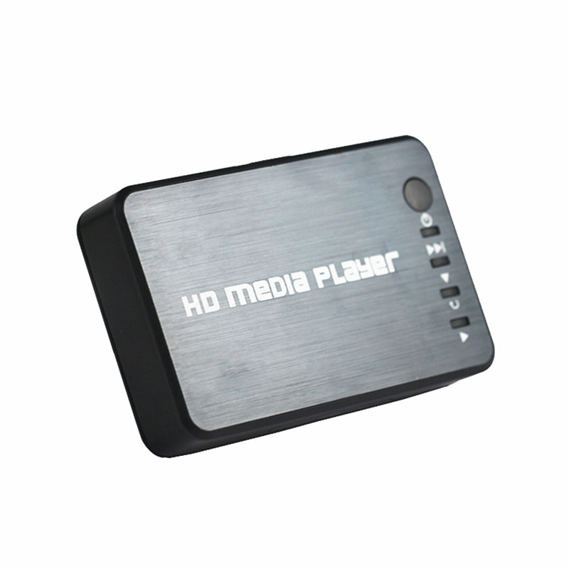 速杰讯M6高清硬盘U盘光纤VGA电视1080P拼接屏HDMI广告自动播放器
