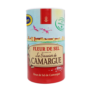 Camargue法国进口盐之花牛排烘焙甜品盐食用无碘沙拉西餐专用1kg