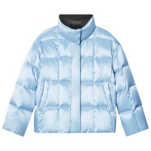 PSALTER诗篇鹅绒服缎面珠光防泼水立领面包服羽绒服冬款