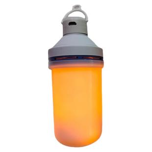 USB充电LED火焰灯泡户外庭院随身携带光源应急电灯泡燃烧火苗灯