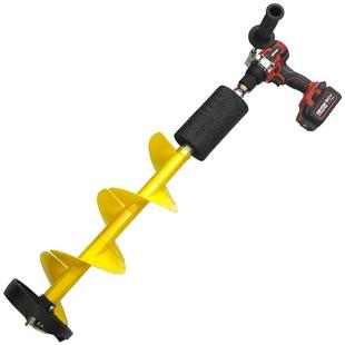 冬钓电动冰钻尼龙锂电钻可浮水垂钓冰钓破冰神器打眼定位仪电冰钻