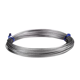 304不锈钢钢丝绳遥控电动升降晾衣架316室内晾衣杆更换配件晒衣绳