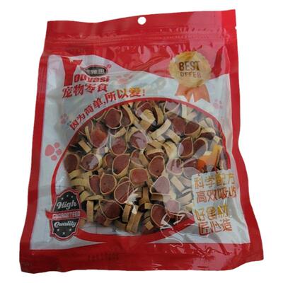 狗零食鸡肉鳕鱼400g泰迪金毛幼犬