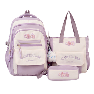 书包初中女生2025新款ins高颜值小学三到六年级双肩包大容量背包