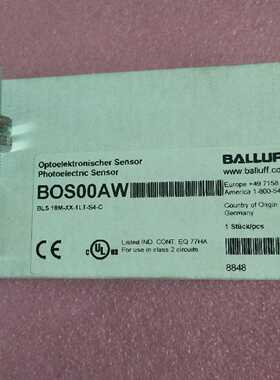议价全新原装正品巴鲁夫BALLUFF BLS 18M-XX-1LT-S4-C BOS00AW 现