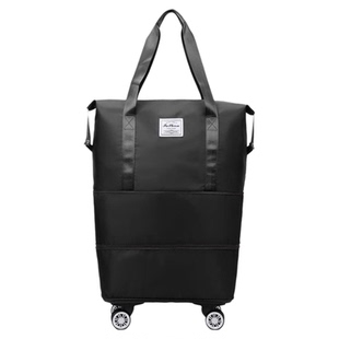 万向轮旅行包收纳包大容量出行带手提滑轮轻便便携行李搬家旅游袋