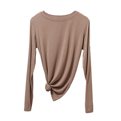 打底衫莫代尔内搭外穿上衣秋衣