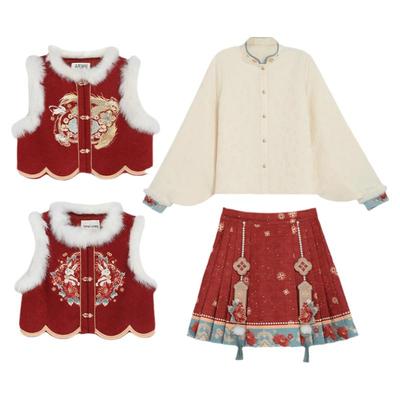 森女部落原创国风迎新三件套