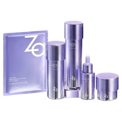 Za姬芮凝时透亮双效精萃套装水乳