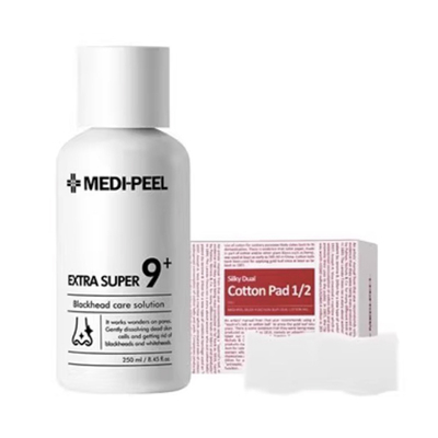 韩国直邮 MEDI PEEL美蒂菲黑头导出液250ml深层清洁 送棉片40枚