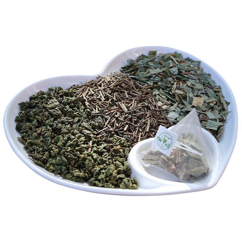 禾甘益竹叶心茶竹芯嫩芽卷心广宁特产竹心茶淡竹叶桑叶袋泡代用茶