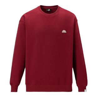 ellesse小贝壳官方秋冬新款情侣套头圆领薄绒卫衣女休闲户外上衣