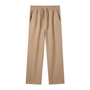 回力直筒裤子男款春季运动2026新款宽松纯棉裤男垂感休闲男士长裤