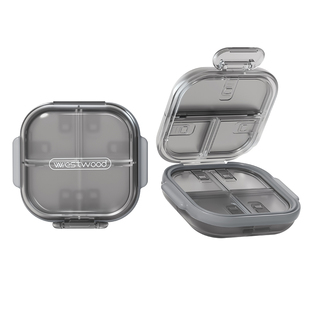 抗菌药盒便携分装一日三餐密封防潮一周七天便携式随身药品收纳盒