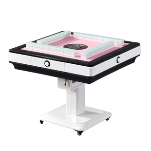 成都新款静音全自动折叠麻将机餐娱两用麻将机家用麻将桌可带取暖