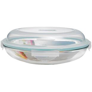 Glasslock韩国玻璃饭盒菜盘冰箱收纳密封保鲜盒碟形家用盘子套装