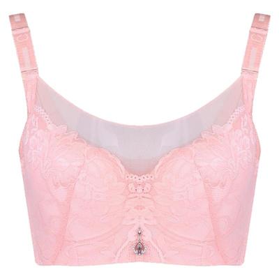 全罩杯大码有钢圈防震聚拢文胸