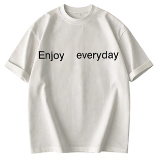 INKNOTS美式潮牌宽松字母印花短袖T恤男女休闲百搭cleanfit上衣