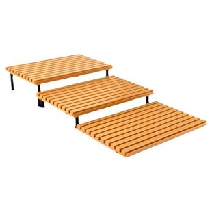 超市冷柜底层陈列垫板托盘塑料生鲜肉风幕柜保鲜水果假底挡板架子