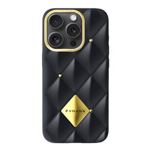 【顺丰速运】PYNANA翡娜娜自由菱格 适用iPhone16ProMax/16Pro/15ProMax手机壳苹果原创高级感经典浮雕菱格纹