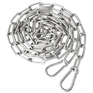 304伸缩晾衣绳户外室外晒挂衣服链条链阳台绳子钢丝绳不锈钢承重