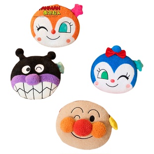 万代面包超人WINK收纳包细菌人果酱大叔挂件耳机小包大头挎包女孩