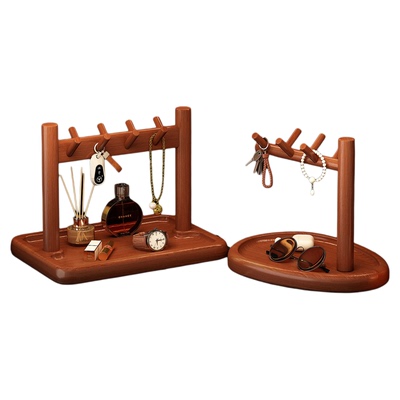 【实木】入户门玄关钥匙置物架