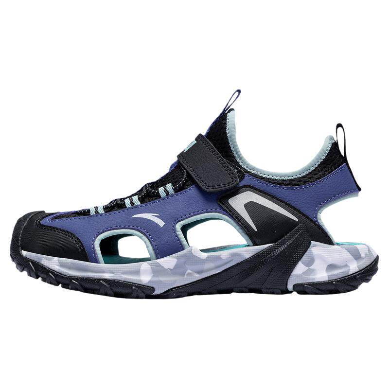 安踏儿童男童运动凉鞋涉水沙滩鞋2026夏季新款防滑中大童包头凉鞋