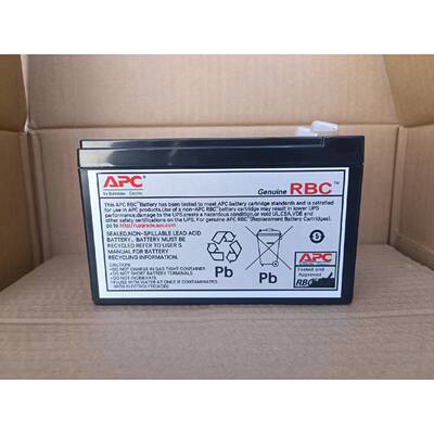 施耐德APC原装内置电池RBC110BR550GCN专用蓄电池12V7Ah