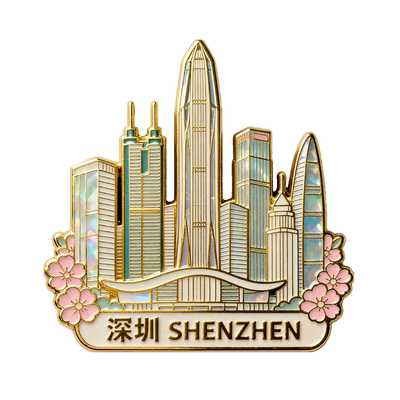 深圳文创地王大厦金属磁贴冰箱贴