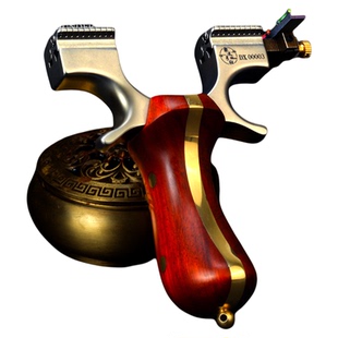 聚义弓社正品新款大象龙雀弹弓龙齿高精度扁皮大威力成年人专用弓