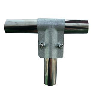 大棚配件钢管T型连接卡20-48管适用镀锌钢管二通三通卡扣配件