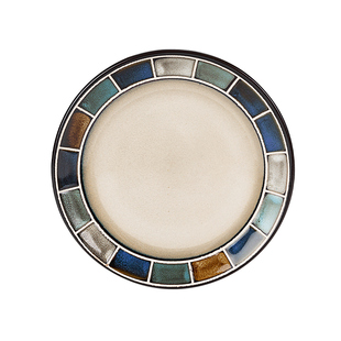 玉泉高端吐骨碟餐具6英寸日式骨碟陶瓷小碟子釉下彩家用盘子