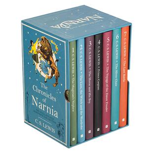 纳尼亚传奇7册合集英文原版 Chronicles of Narnia 英版精装套装 CS路易斯 儿童文学名著奇幻魔法 课外阅读 搭哈利波特 霍比特人