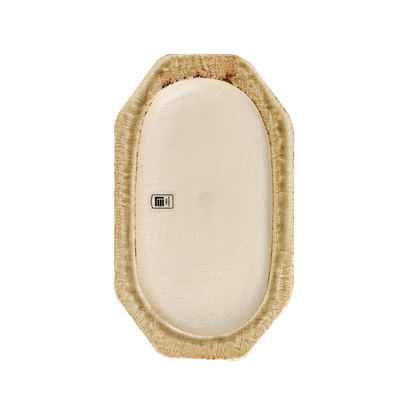 濑户烧粗陶盘子PLANE八角盘