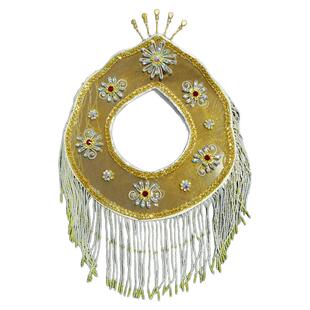 柳毅传书湖滨惜别龙女三娘盔帽子戏曲花旦头饰越剧黄梅戏直播表演