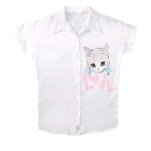 女童睡衣衬衫裙夏季休闲居家服公主风睡衣仙气长款中大童亲子母女